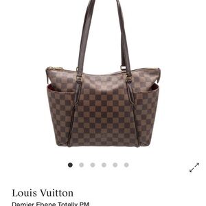 Louis Vuitton Brown Checkered Tote